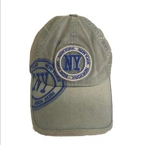 Robin Ruth Baseball Cap New York Embroidered Denim Cap Unisex One Size Cotton